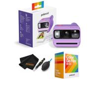 Polaroid Go Generation 3 - Mini fotocamera istantanea a pellicola (viola) | Confezione con doppia confezione di pellicole Polaroid Color Go (16 foto), penna per lenti, spolverino ad aria e panno in