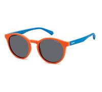 Polaroid Junior PLD 8061/S L7Q/M9 Occhiali da sole Policarbonato Arancione Grigio Pantos Polarizzata