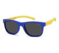 Polaroid Junior PLD8020/S DCD/M9 Polarized, Polarizzato, Blu, Plastic, Unisex occhiali da sole 46