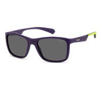 Polaroid Junior PLD8053/S 80Z/M9 Polarized, Polarizzato, Viola, Plastic, Unisex occhiali da sole 49