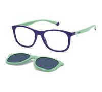Polaroid Junior PLD8054/CS RNB/C3 Polarized, Polarizzato, Viola, ECO plastic, Unisex occhiali 47
