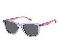 Polaroid Junior PLD8060/S 789/M9 Polarized, Polarizzato, Viola, Plastic, Unisex occhiali da sole 46