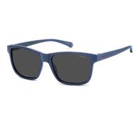 Polaroid Junior – Occhiali da sole PLD 8067/S PJP/M9 Polarizzati Policarbonato Blu/Grigio 49