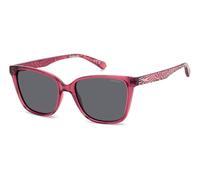 Polaroid Junior Polaroid PLD 8062/S 8CQ/M9 Occhiali da sole bambino Policarbonato Rosso Grigio Squadrata Polarizzata