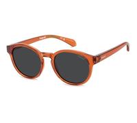 POLAROID KIDS, GAFAS DI Pavimento, PLD 8075/S, ARANCIA, 44, (YOUNG KIDS (4-6))