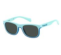 Polaroid KIDS PLD 8041/S Occhiali, Azure Turquoise, 47 Bambino