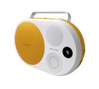 Polaroid Lettore musicale P4 (giallo) - Potente altoparlante Bluetooth wireless per grandi stanze ricaricabile con doppio accoppiamento stereo
