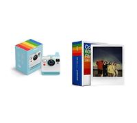 Polaroid - Now Gen3 - Fotocamera istantanea blu artico + confezione tripla di pellicole a colori (24 foto) + album