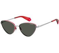 Polaroid Occhiali da Sole, Donna, Rosso (Silverred)
