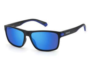 Polaroid Occhiali da Sole PLD 2121/S 0VK/5X Nero-opaco blu Uomo