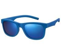 Polaroid Occhiali da sole PLD 8020/S Bambino Squadrata Blu Polarizzati ZDI/JY 46