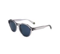 Polaroid Unisex PLD 6207/S KB7/C3 Occhiali da sole Policarbonato Grigio Blu Geometrica Polarizzata