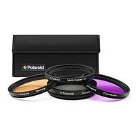 Polaroid Optics Kit di Filtri da 4 Pezzi 55 mm Set (UV, CPL, Warming, & FLD) Include Custodia in Nylon - Compatibile con Tutti I Modelli di Obiettivi per Fotocamera più diffusi