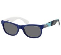 Polaroid P0300 Y2, Occhiali da Sole Unisex - Bambini, Blu (T6D/Y2 Blue Camublu), 43