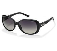 Polaroid P8430, Occhiali da Sole Donna, Nero/Grigio (Black/Grey Faded Polarized), 58