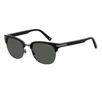 Polaroid Uomo PLD 2076/S 807/M9 Occhiali da sole Metallo Nero Grigio Rotonda