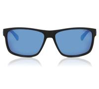 Polaroid PLD 2121/s Sunglasses, 0VK/5X MTBLK Blue, L Men's