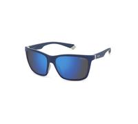 Polaroid Uomo Polaroid PLD 2126/S XW0/5X Occhiali da sole Plastica Blu/Grigio Blu Squadrata Specchiato