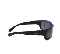 Polaroid Uomo PLD 2135/S D51/M9 Occhiali da sole Plastica Nero / Blu Grigio Squadrata Polarizzata