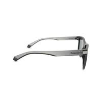 Polaroid Unisex PLD 2138/S O6W/M9 Occhiali da sole Plastica Nero opaco/Grigio Grigio Squadrata Polarizzata