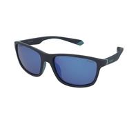 Polaroid Occhiali da sole PLD 2153/S FLL/5X Polarizzati Specchiati Gomma Blu Uomo 58