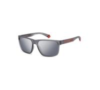 Polaroid PLD2157/S RIW/EX Polarized, Polarizzato, Grigio, Plastic, Uomini occhiali da sole 57