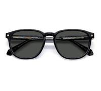 Polaroid Pld 4117/g/s/x 807/M9 BLACK Sunglasses Men's Acetate, Standard, 55