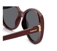 Polaroid Donna PLD 4154/S/X LHF/M9 Occhiali da sole Plastica Bordeaux Grigio Farfalla Polarizzata