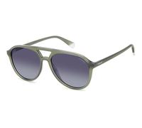 POLAROID PLD 4162/S Occhiali da Sole, Verde, 56 Unisex-Adulto
