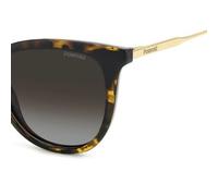 Polaroid Donna PLD 4184/S/X 086/LA Occhiali da sole Policarbonato Havana Marrone Squadrata Polarizzata Sfumato