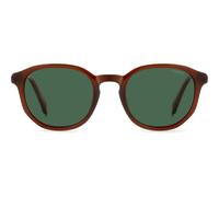 Polaroid Pld 4195/s Sunglasses Men Marrone Squared Verde 51mm