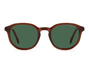 Polaroid Pld 4195/s Sunglasses Men Marrone Squared Verde 51mm