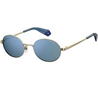 Polaroid PLD 6066/S, Occhiali da Sole Unisex - Adulto, Blu (LKS/XN Gold Blue), 51