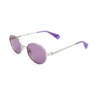 Polaroid PLD 6066/S, Occhiali da Sole Unisex - Adulto, Viola (B6E/A2 Lilac Silver), 51