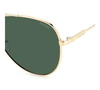 Polaroid Unisex Polaroid PLD 6187/S J5G/UC Occhiali da sole Metallo Oro Verde Pilot Polarizzata