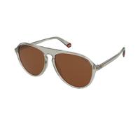 Polaroid PLD6225/S KB7/HE Polarized, Polarizzato, Grigio, ECO plastic, Uomini occhiali da sole 57