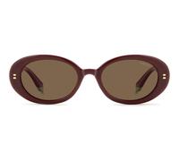 Polaroid Pld 6253/s/x Occhiali Da Sole Donna Rosso Ovali Marrone 52mm Polarizzato