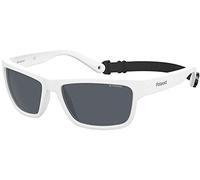 Polaroid PLD 7031/S, Occhiali da Sole Uomo, Bianco (6HT/C3 MATTE WHITE), 59