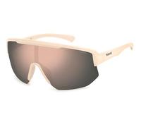 Polaroid PLD 7047/S Z1P Matte Ivory Sunglasses Unisex Injected, Mask, 99
