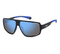 POLAROID PLD 7054/S Occhiali, Matte Black Blue, 61/12/140 Uomo, Matte Black Blue, 61/12/140