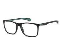 Polaroid Uomo Polaroid PLD D477 7ZJ Montature da vista Plastica Nero/Verde Squadrata