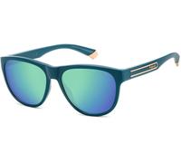 Polaroid Pld2156s56zi9 56/16/140 Polarized Sunglasses Blu Grey Mirror/CAT3