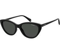 Polaroid PLD4080/S 807/M9 Polarized, Polarizzato, Nero, Plastic, Donne occhiali da sole 55