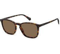 Polaroid PLD4139/S 086/SP Polarized, Polarizzato, Avana, Plastic, Uomini occhiali da sole 54