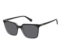 Polaroid PLD4163/S 7C5/M9 Polarized, Polarizzato, Nero, Plastic, Donne occhiali da sole 55