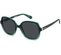 Polaroid PLD4177/S/X 1ED/M9 Polarized, Polarizzato, Verde, ECO plastic, Donne occhiali da sole 55