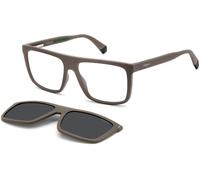 Polaroid PLD6230/CS 10A/M9 Polarized, Polarizzato, Beige, ECO plastic, Uomini occhiali 56