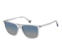 Polaroid PLD6232/S 2M4/Z7 Polarized, Polarizzato, Trasparente, ECO plastic, Uomini occhiali da sole 55