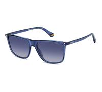 Polaroid PLD6232/S PJP/Z7 Polarized, Polarizzato, Blu, ECO plastic, Uomini occhiali da sole 55