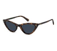Polaroid PLD6246/S 086/C3 Polarized, Polarizzato, Avana, ECO plastic, Donne occhiali da sole 52